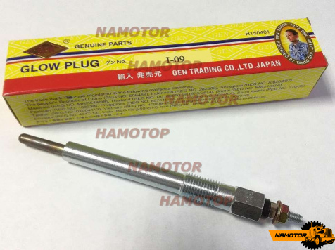 Свеча накаливания GI-010, PI-49, I-09, Y-904M, DG-108, 8-94133-759-2 4JA1, 4JB1  12V  GEN